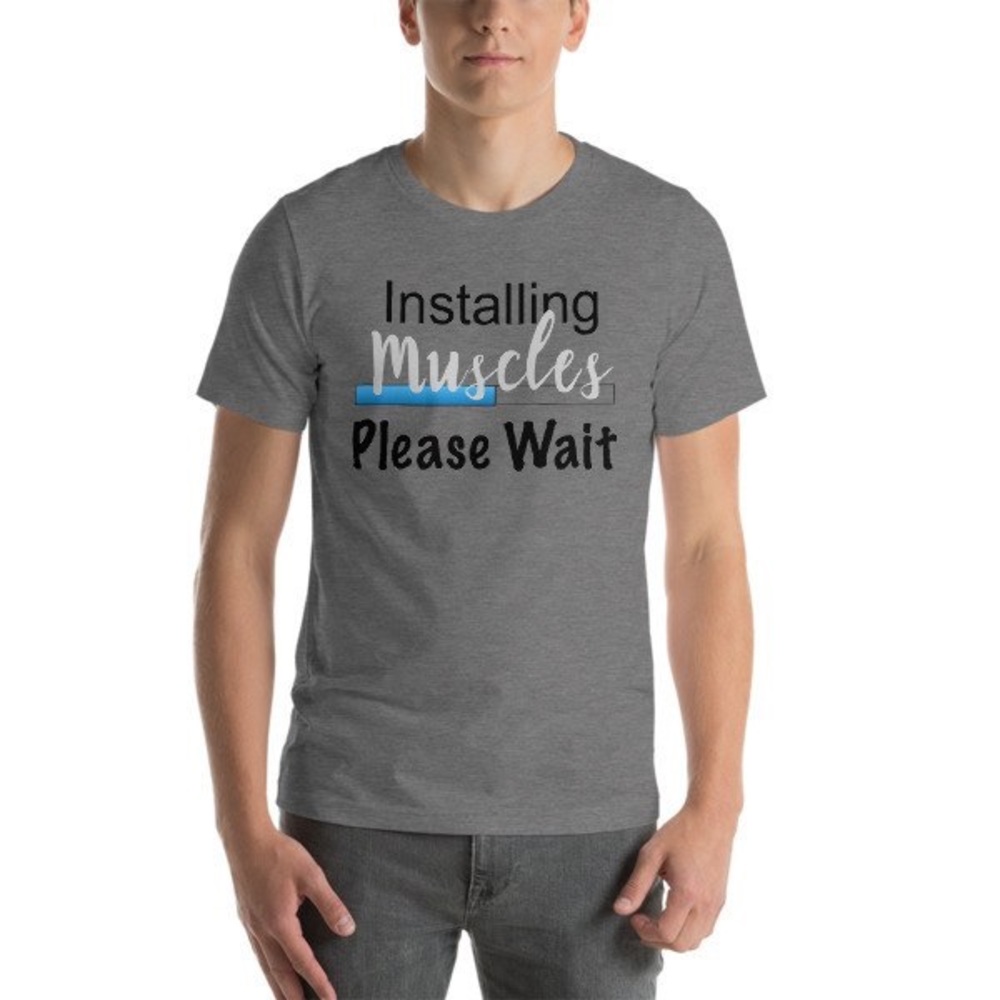 Men’s installing muscle tee